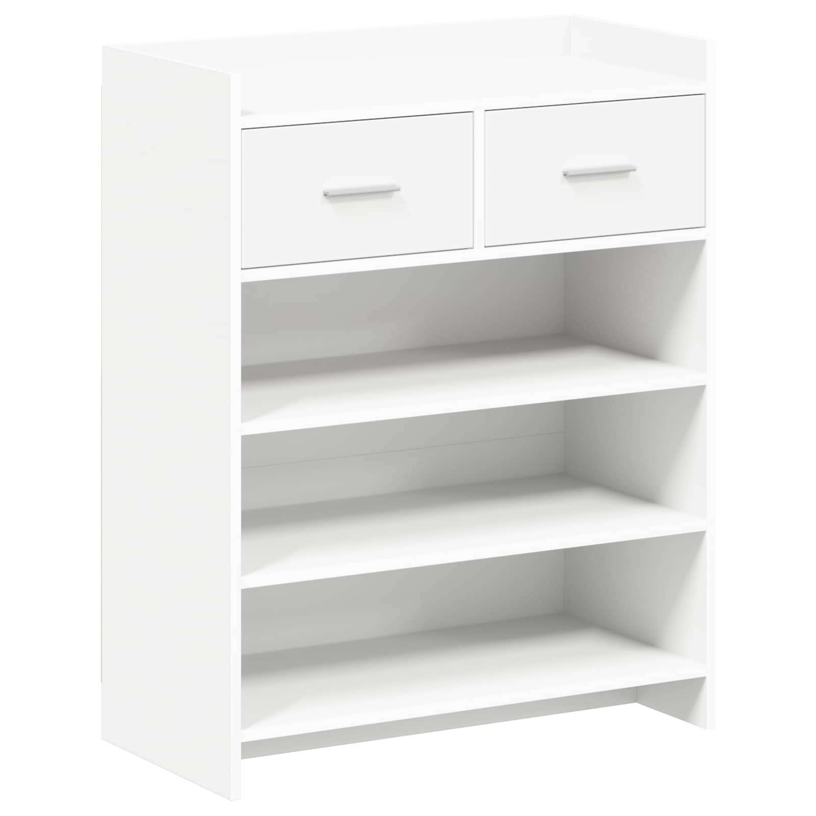 Mobile per scarpe Bianco 73,5 x 36 x 92 cm Legno ingegnerizzato