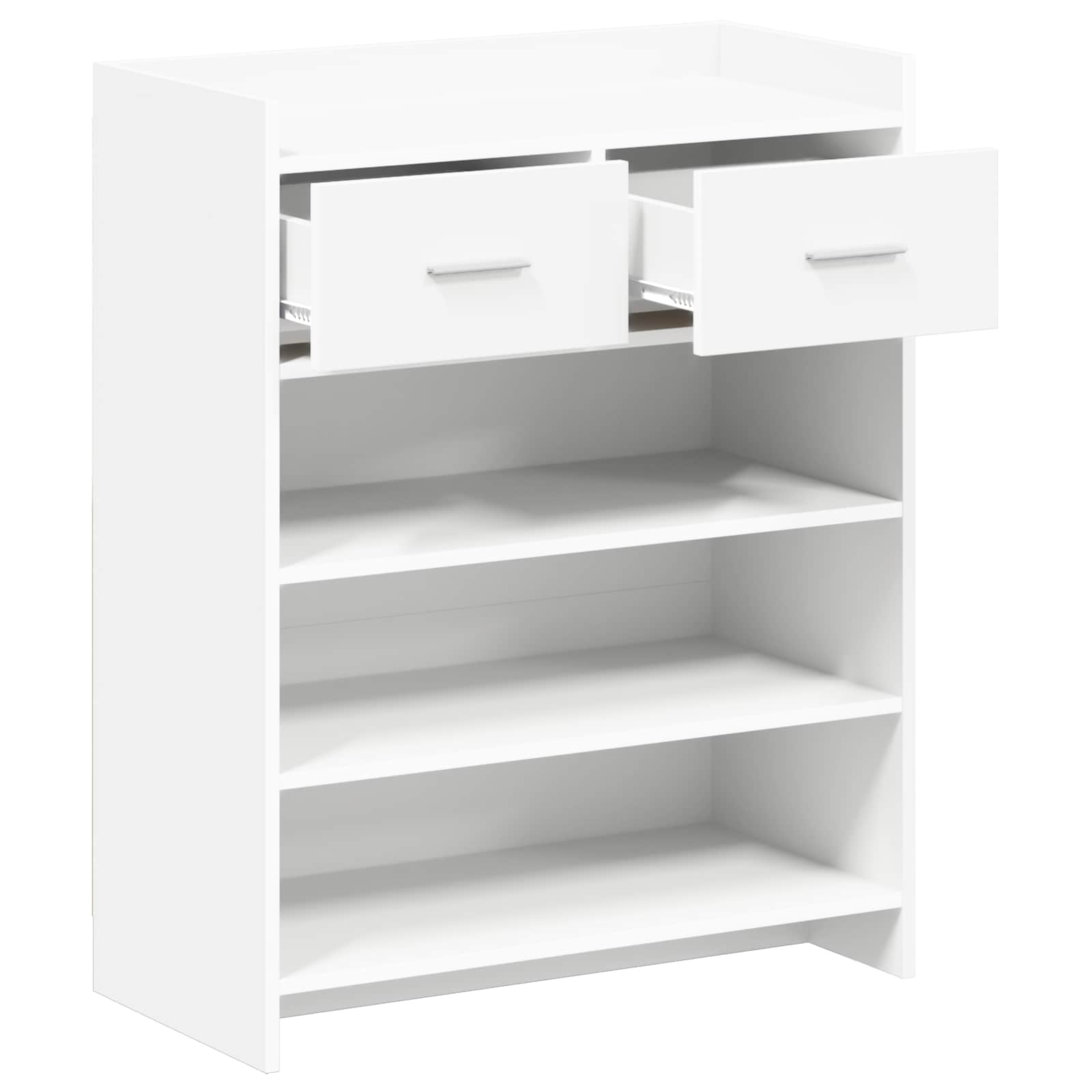 Mobile per scarpe Bianco 73,5 x 36 x 92 cm Legno ingegnerizzato