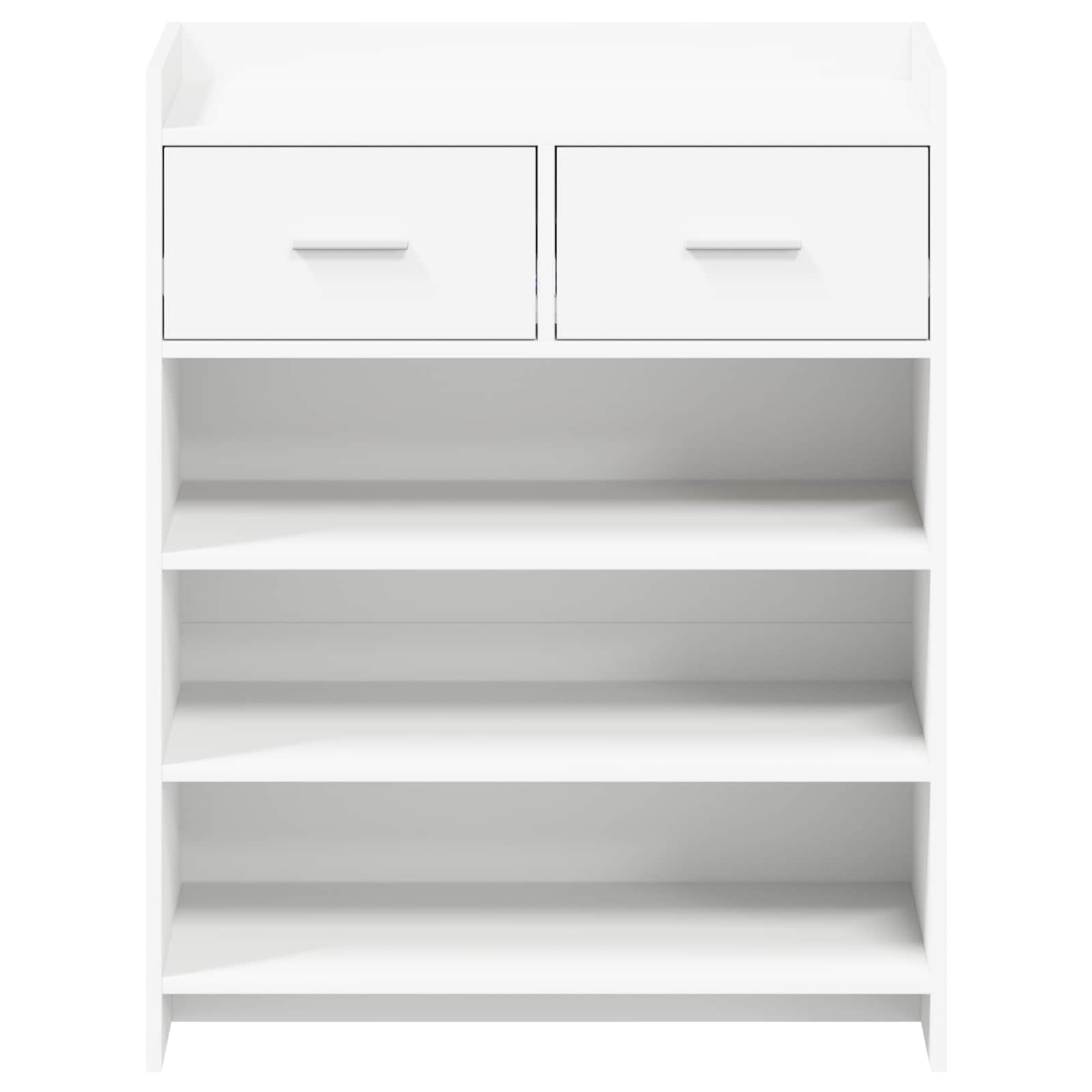 Mobile per scarpe Bianco 73,5 x 36 x 92 cm Legno ingegnerizzato