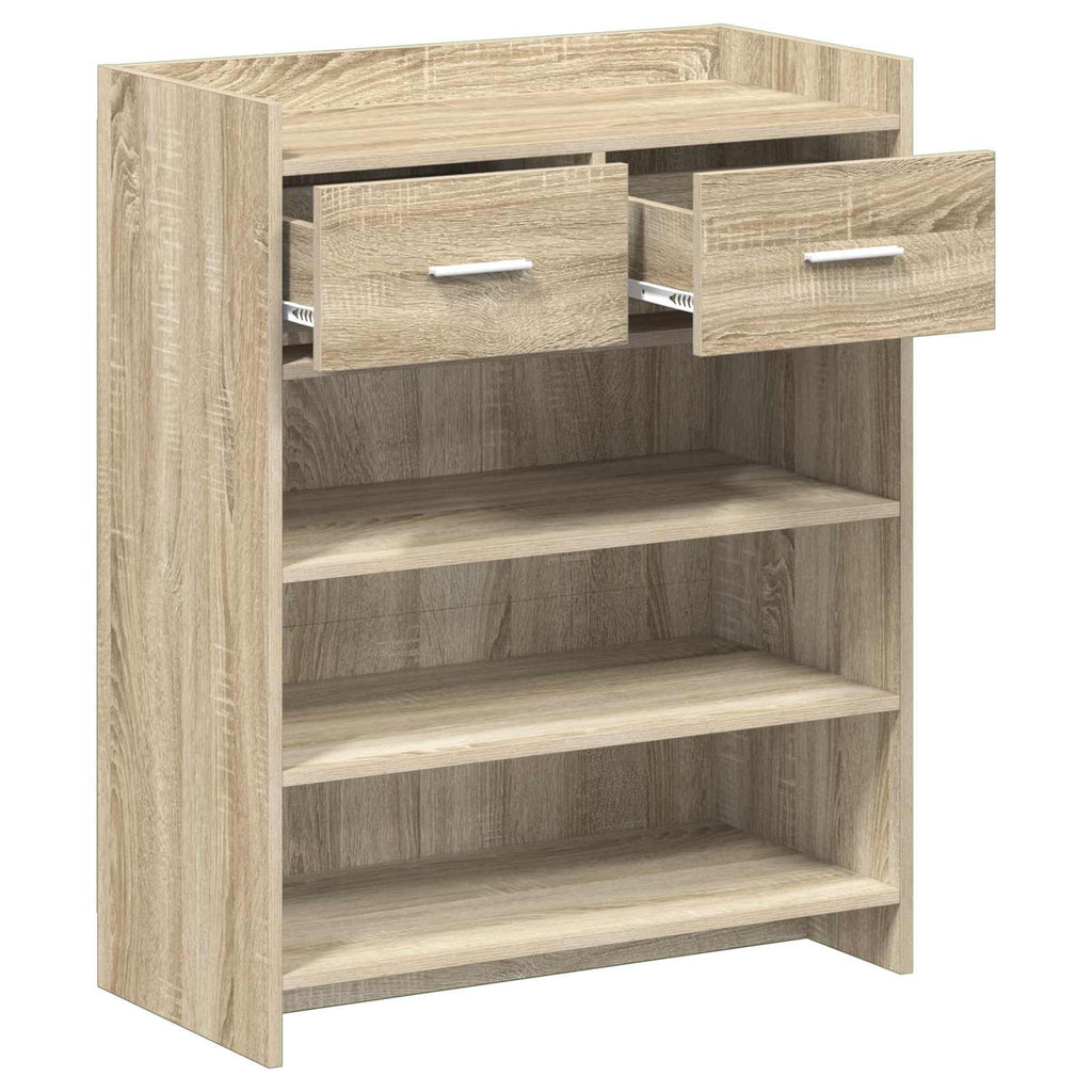 Mobile per scarpe con cassetto Rovere Sonoma 73,5 x 36 x 92 cm
