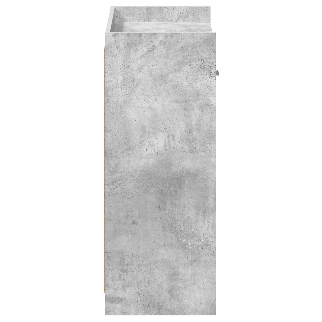 Mobile per scarpe con cassetto Grigio Cemento 73,5 x 36 x 92 cm