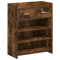 Mobile per scarpe con cassetto Rovere Fumo 73,5 x 36 x 92 cm
