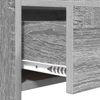 Mobile per scarpe con cassetto Sonoma grigio 73,5 x 36 x 92 cm