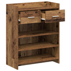 Mobile per scarpe con cassetto Legno antico 73,5 x 36 x 92 cm