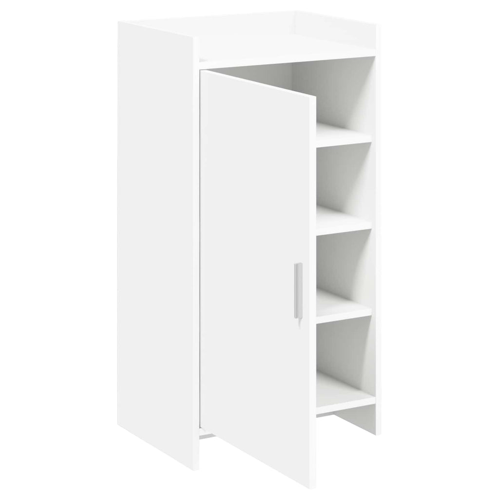 Mobile per scarpe Bianco 48 x 36 x 92 cm Legno ingegnerizzato