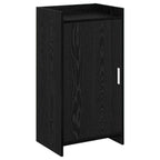 Mobile per scarpe con archiviazione Rovere Nero 48 x 36 x 92 cm