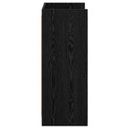Mobile per scarpe con archiviazione Rovere Nero 48 x 36 x 92 cm