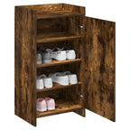 Mobile per scarpe con archiviazione Rovere Fumo 48 x 36 x 92 cm