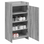 Mobile per scarpe con porta Sonoma grigio 48 x 36 x 92 cm