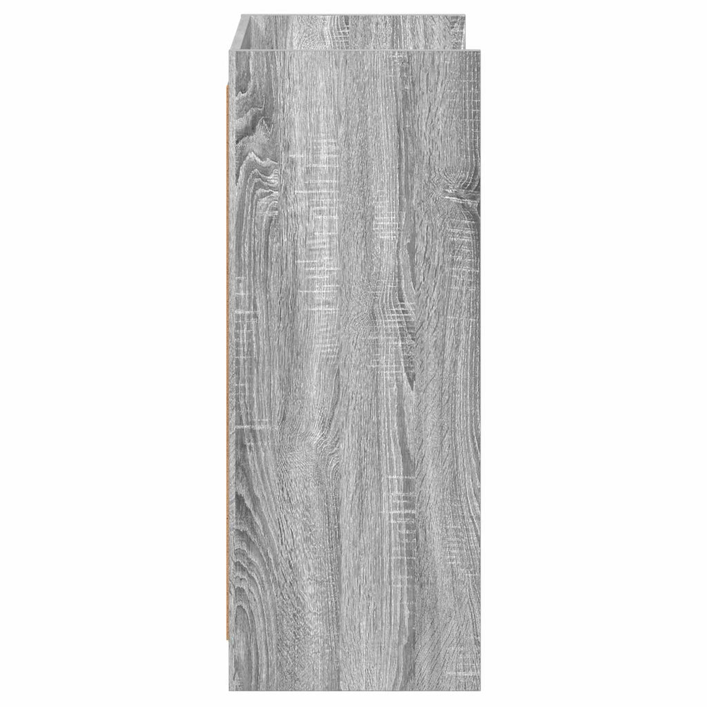 Mobile per scarpe con porta Sonoma grigio 48 x 36 x 92 cm
