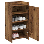 Mobile per scarpe con porta Legno antico 48 x 36 x 92 cm