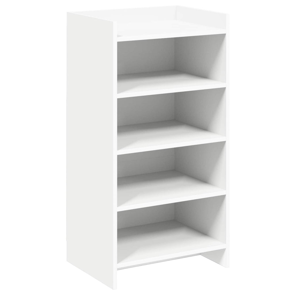 Mobile per scarpe Bianco 48 x 36 x 92 cm Legno ingegnerizzato