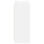 Mobile per scarpe Bianco 48 x 36 x 92 cm Legno ingegnerizzato