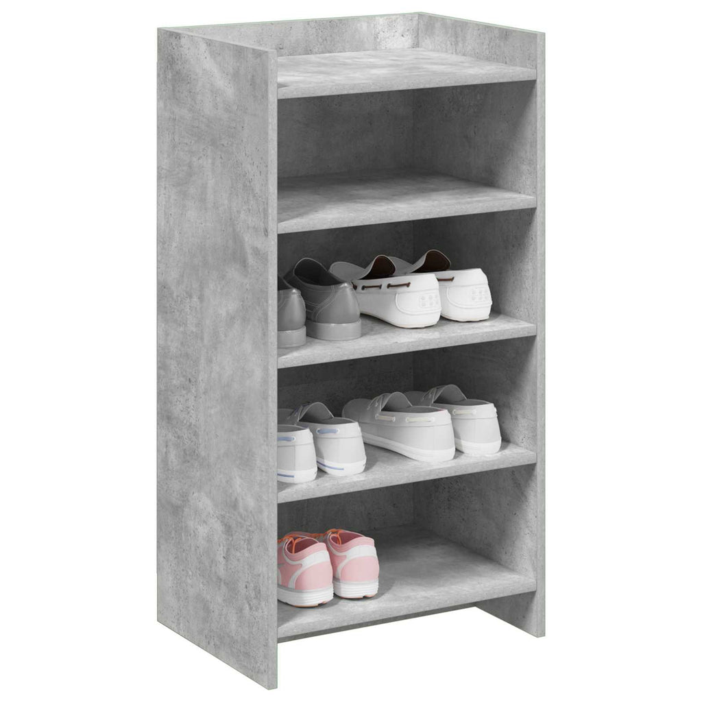 Mobile per scarpe Grigio Cemento 48 x 36 x 92 cm