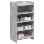 Mobile per scarpe Grigio Cemento 48 x 36 x 92 cm