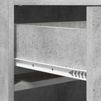 Mobile per scarpe con cassetto Grigio Cemento 48 x 36 x 92 cm