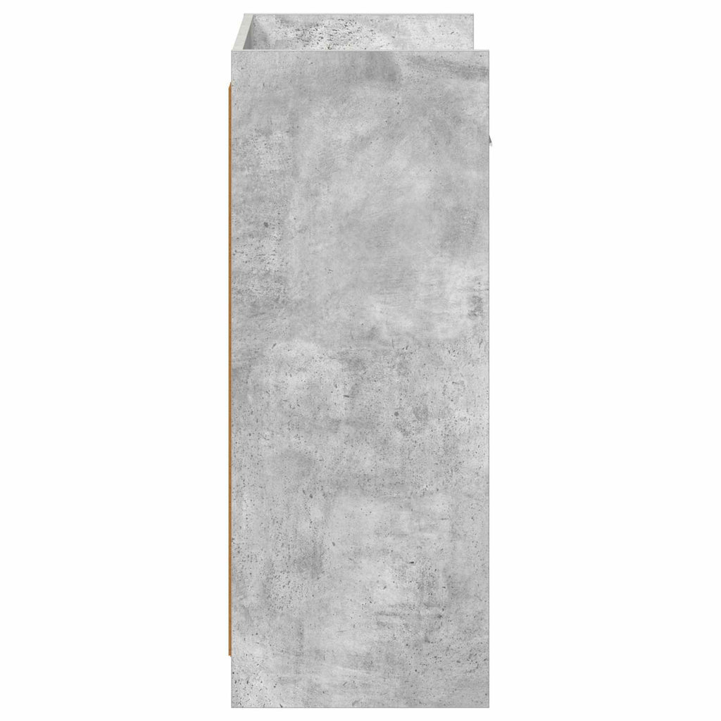 Mobile per scarpe con cassetto Grigio Cemento 48 x 36 x 92 cm