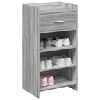 Mobile per scarpe con cassetto Sonoma grigio 48 x 36 x 92 cm
