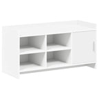 Mobile per scarpe con archiviazione Bianco 100 x 39,5 x 51 cm