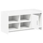 Mobile per scarpe con archiviazione Bianco 100 x 39,5 x 51 cm