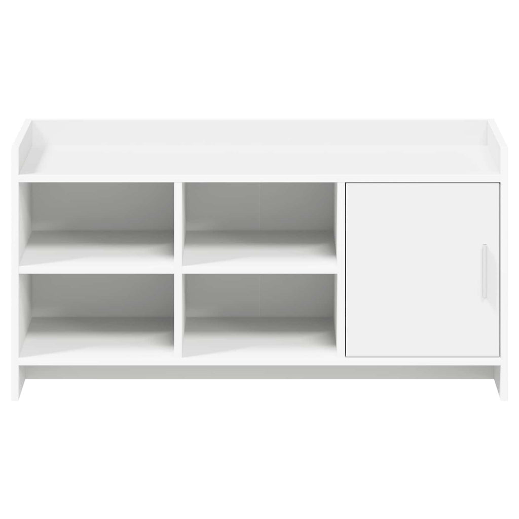 Mobile per scarpe con archiviazione Bianco 100 x 39,5 x 51 cm