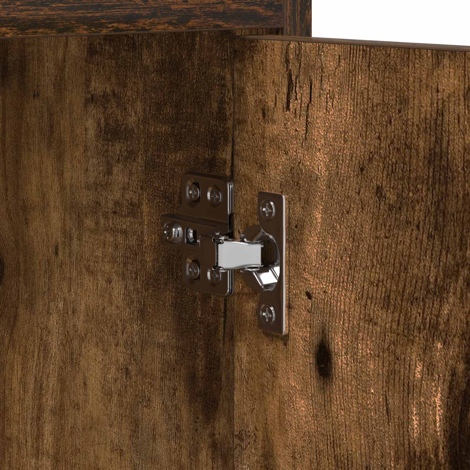 Mobile per scarpe con porta Rovere Fumo 100 x 39,5 x 51 cm
