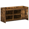 Mobile per scarpe con porta Rovere Fumo 100 x 39,5 x 51 cm