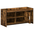 Mobile per scarpe con porta Rovere Fumo 100 x 39,5 x 51 cm