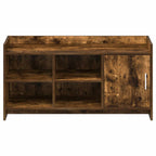 Mobile per scarpe con porta Rovere Fumo 100 x 39,5 x 51 cm