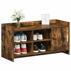 Mobile per scarpe con porta Rovere Fumo 100 x 39,5 x 51 cm