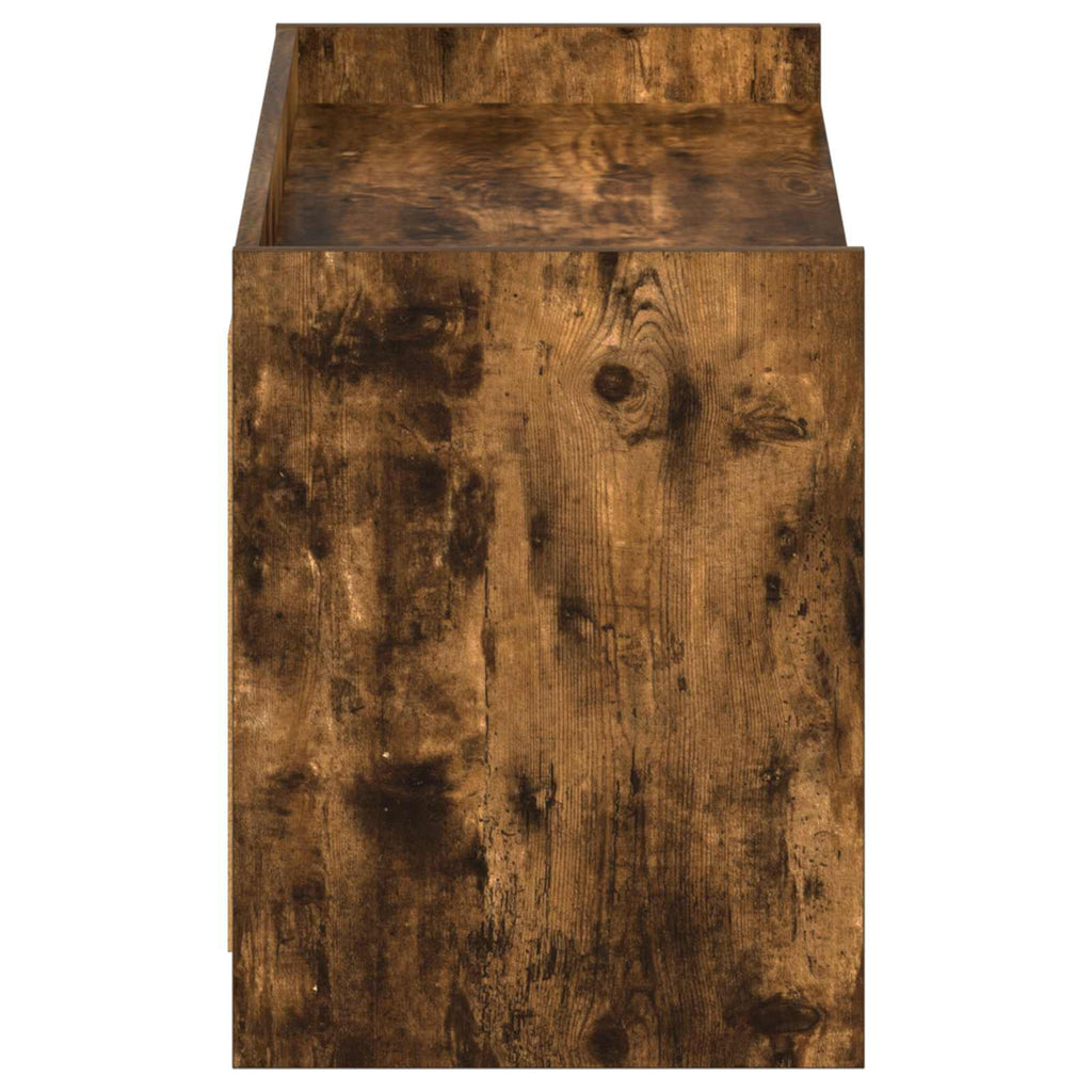 Mobile per scarpe con porta Rovere Fumo 100 x 39,5 x 51 cm
