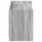 Mobile per scarpe con porta Sonoma grigio 100 x 39,5 x 51 cm