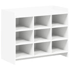 Mobile per scarpe Bianco 85 x 39,5 x 70 cm Legno ingegnerizzato