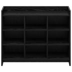Mobile per scarpe Rovere Nero 85 x 39,5 x 70 cm