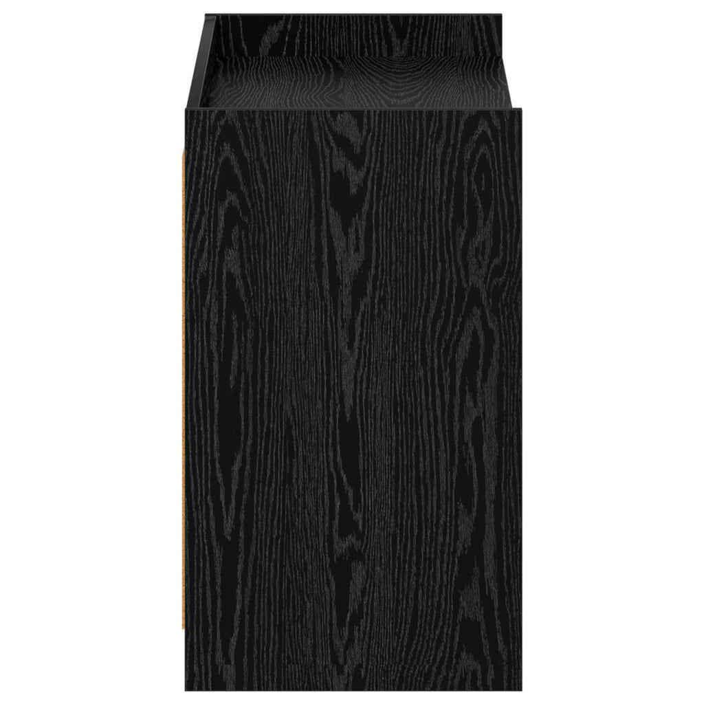 Mobile per scarpe Rovere Nero 85 x 39,5 x 70 cm