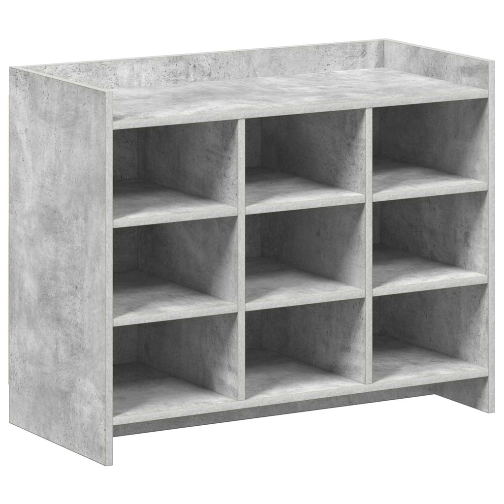 Mobile per scarpe Grigio Cemento 85 x 39,5 x 70 cm