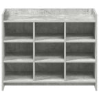 Mobile per scarpe Grigio Cemento 85 x 39,5 x 70 cm