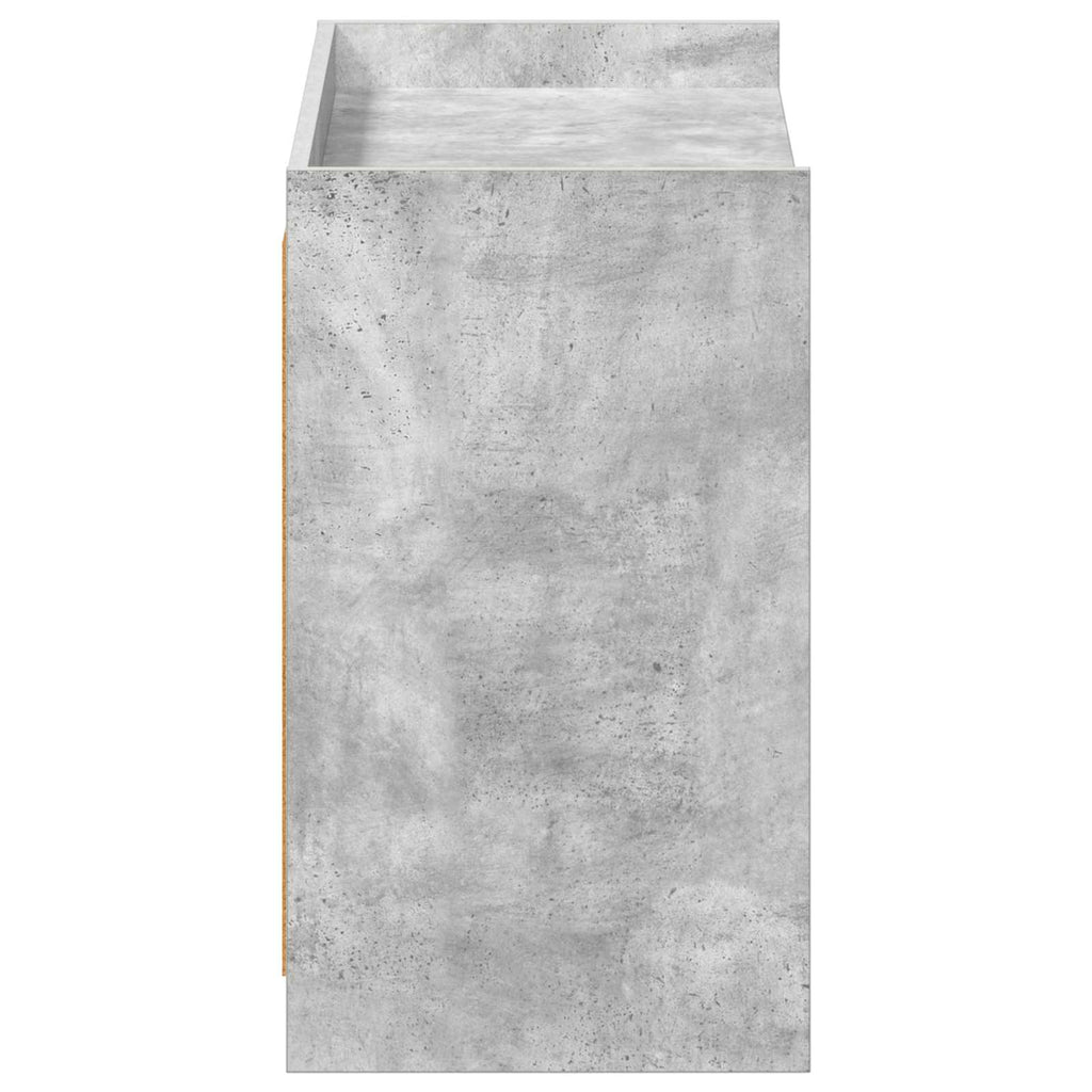 Mobile per scarpe Grigio Cemento 85 x 39,5 x 70 cm