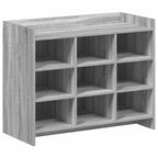 Mobile per scarpe Sonoma grigio 85 x 39,5 x 70 cm