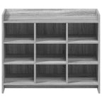 Mobile per scarpe Sonoma grigio 85 x 39,5 x 70 cm