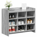 Mobile per scarpe Sonoma grigio 85 x 39,5 x 70 cm