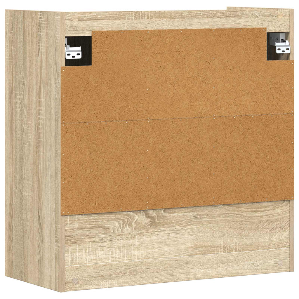 Scaffale da parete A parete Rovere Sonoma 80 x 36 x 80 cm