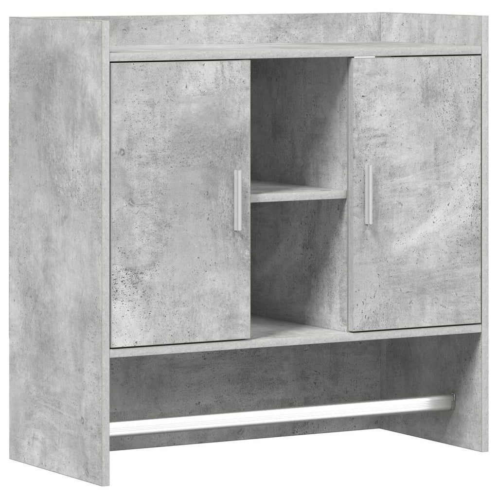 Scaffale da parete A parete Grigio Cemento 80 x 36 x 80 cm