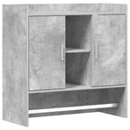 Scaffale da parete A parete Grigio Cemento 80 x 36 x 80 cm