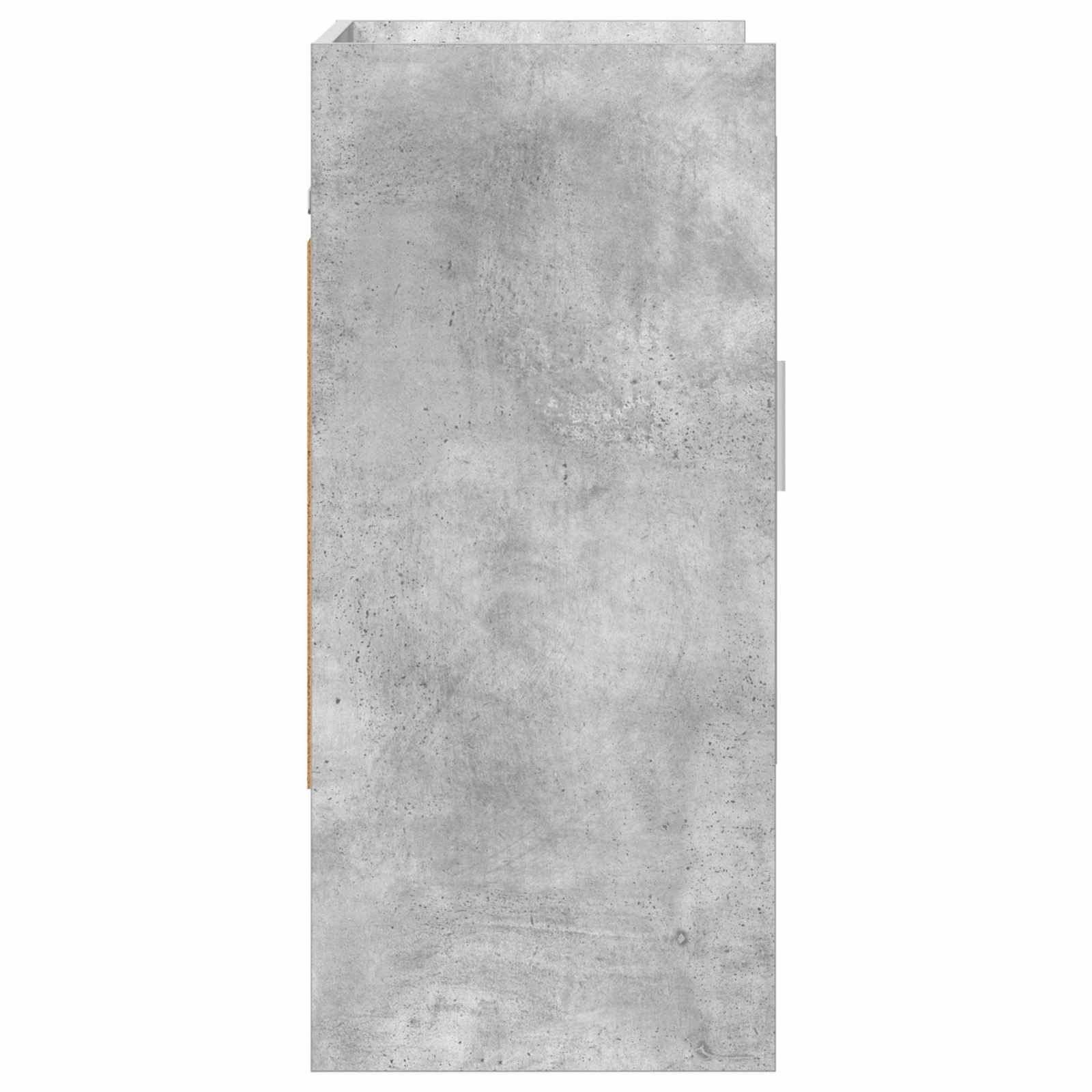 Scaffale da parete A parete Grigio Cemento 80 x 36 x 80 cm