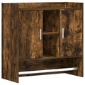 Scaffale da parete A parete Rovere Fumo 80 x 36 x 80 cm