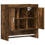 Scaffale da parete A parete Rovere Fumo 80 x 36 x 80 cm