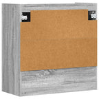 Scaffale da parete A parete Sonoma grigio 80 x 36 x 80 cm