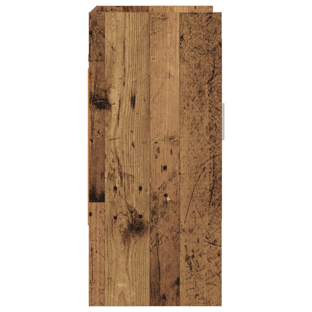 Scaffale da parete A parete Legno antico 80 x 36 x 80 cm