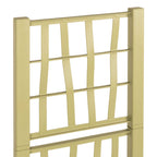 Vaso da Giardino con Trellis Verde 36 x 36 x 140 cm PP